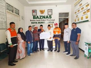 Baznas Kampar Salurkan Bantuan Bencana Alam ke Kabupaten Agam dan Bukit Tinggi