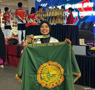 Mahasiswa Umri Raih Mendali Emas Kejuaraan Internasional Taekwondo