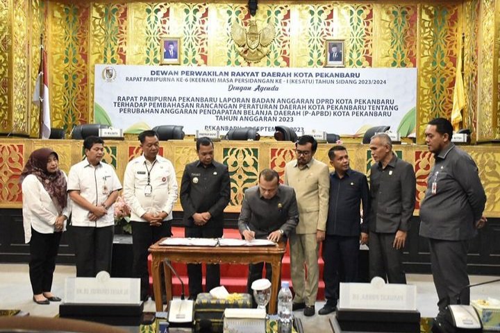 Dprd Pekanbaru Gelar Rapat Paripurna Pengesahan Apbd Perubahan 2023