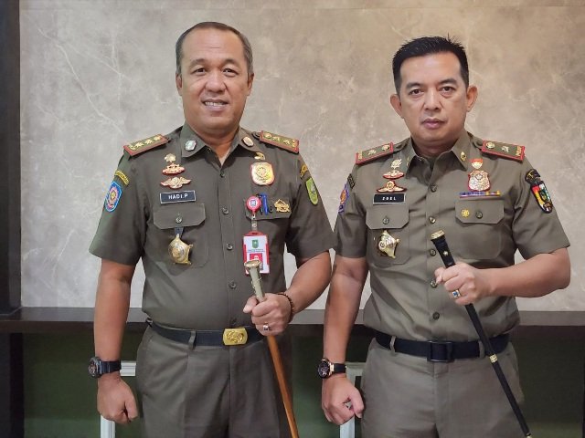 Satpol PP Kota Pekanbaru Siap Bersinergi dengan Satpol PP Provinsi Riau