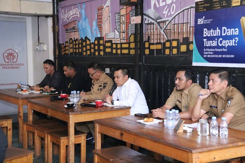 Diskusi dengan Wartawan, Pj Wali Kota Pekanbaru Paparkan Sejumlah Program Pemko