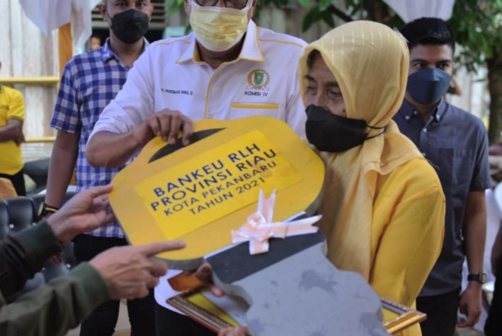 Melalui Bantuan Keuangan Pemprov Riau, Tahun ini 68 Unit RLH Bakal Dibangun di Pekanbaru