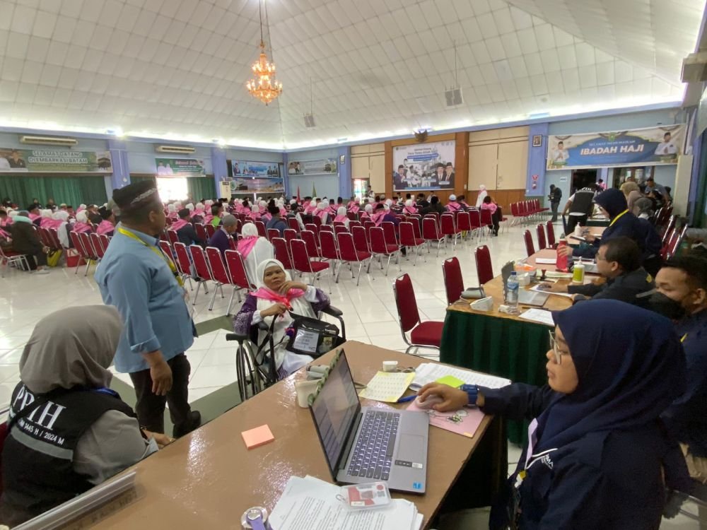 Kloter 1 Jemaah Haji Riau Tiba di Batam