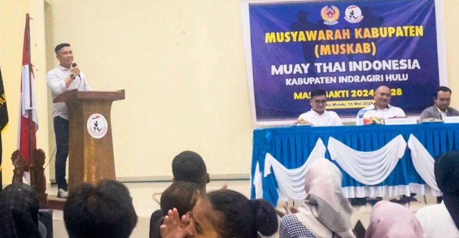 Ketua Muskab Inhu Muaythai Ipda Rival Ajak Anak Muda Jauhkan Narkoba dan Tekuni Beladiri Muaythai 