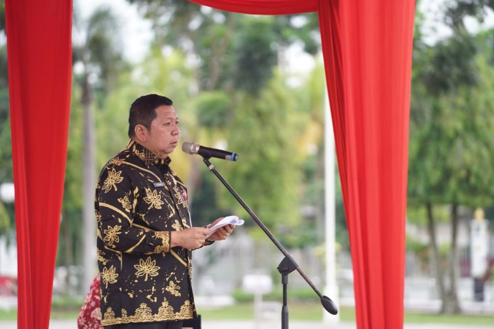 Pimpin Apel Akbar HUT PPNI ke-50, Berikut Pesan Asisten I Setdaprov Riau