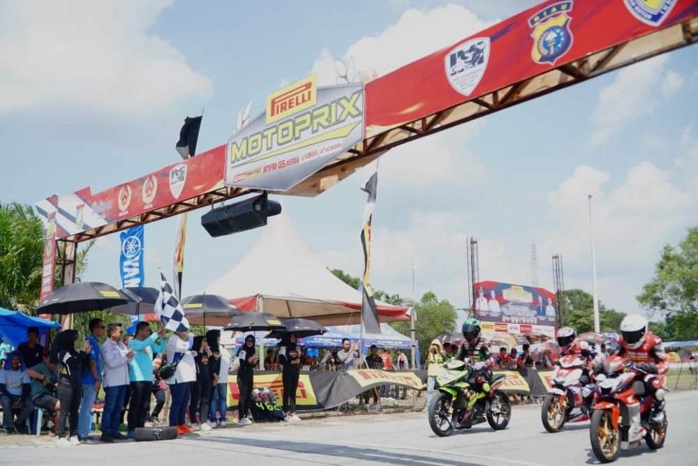 155 Pembalap Motor Ramaikan Kejurnas Motoprix Region A Sumatra Putaran II Riau