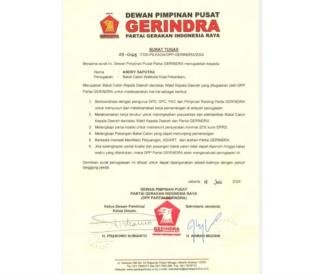 Andry Saputra Kader Pilihan Prabowo Subianto Maju di Pilwako Pekanbaru 2024